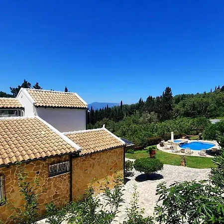 Villa Pool In Corfu Total Privacy Beach Access *